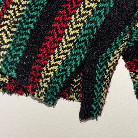 Baja Joe Mexican Baja Hoodie Sweater Pullover Rasta Red yellow green unisex MED - Picture 8 of 15